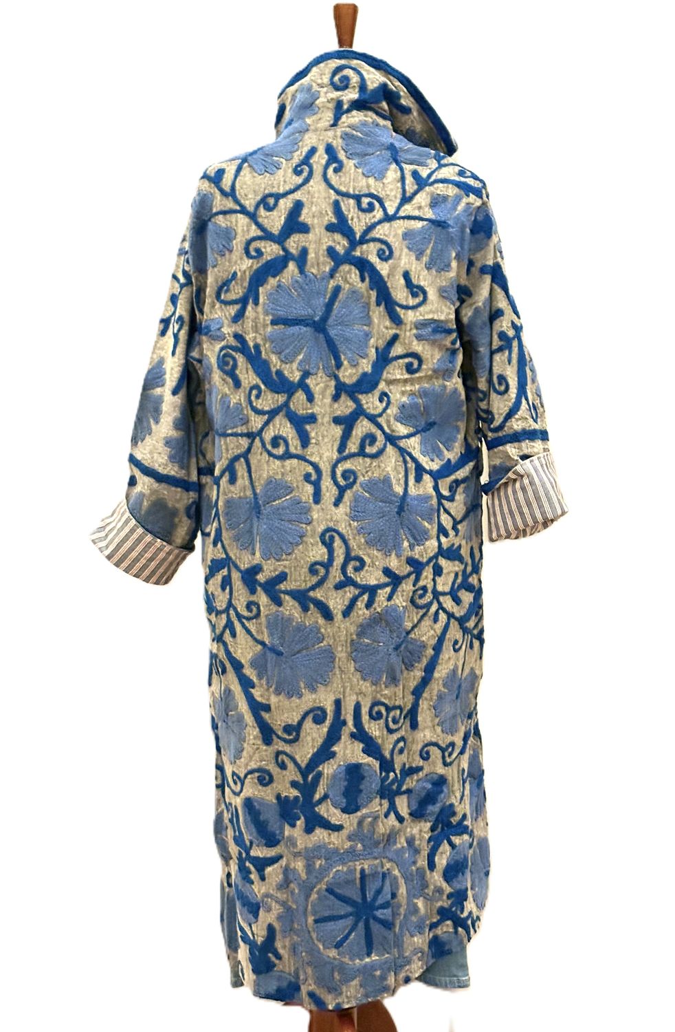 Jacket: Long Embroidered Suzani Top Coat,  Fashion Win.