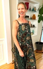 Timeless Fully Reversible Silk Sundress With Pockets (Abstract/Green)