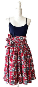 Timeless Fully Reversible Silk Sundress With Pockets (Abstract/Green)