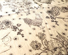 Chicken Little Tablecloth Is Fun and Whimsical. (60 x 90)