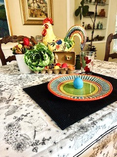 Chicken Little Tablecloth Is Fun and Whimsical. (60 x 90)