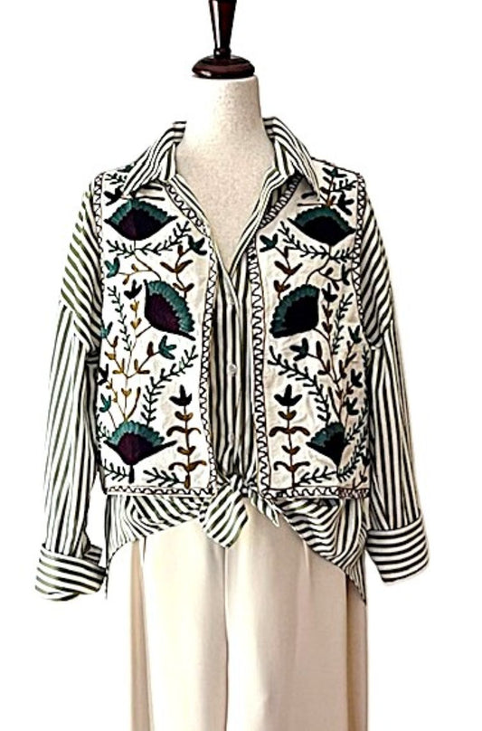 Jackets, Designer Handmade Embroidered Vest Can Elevate Your Wardrobe.