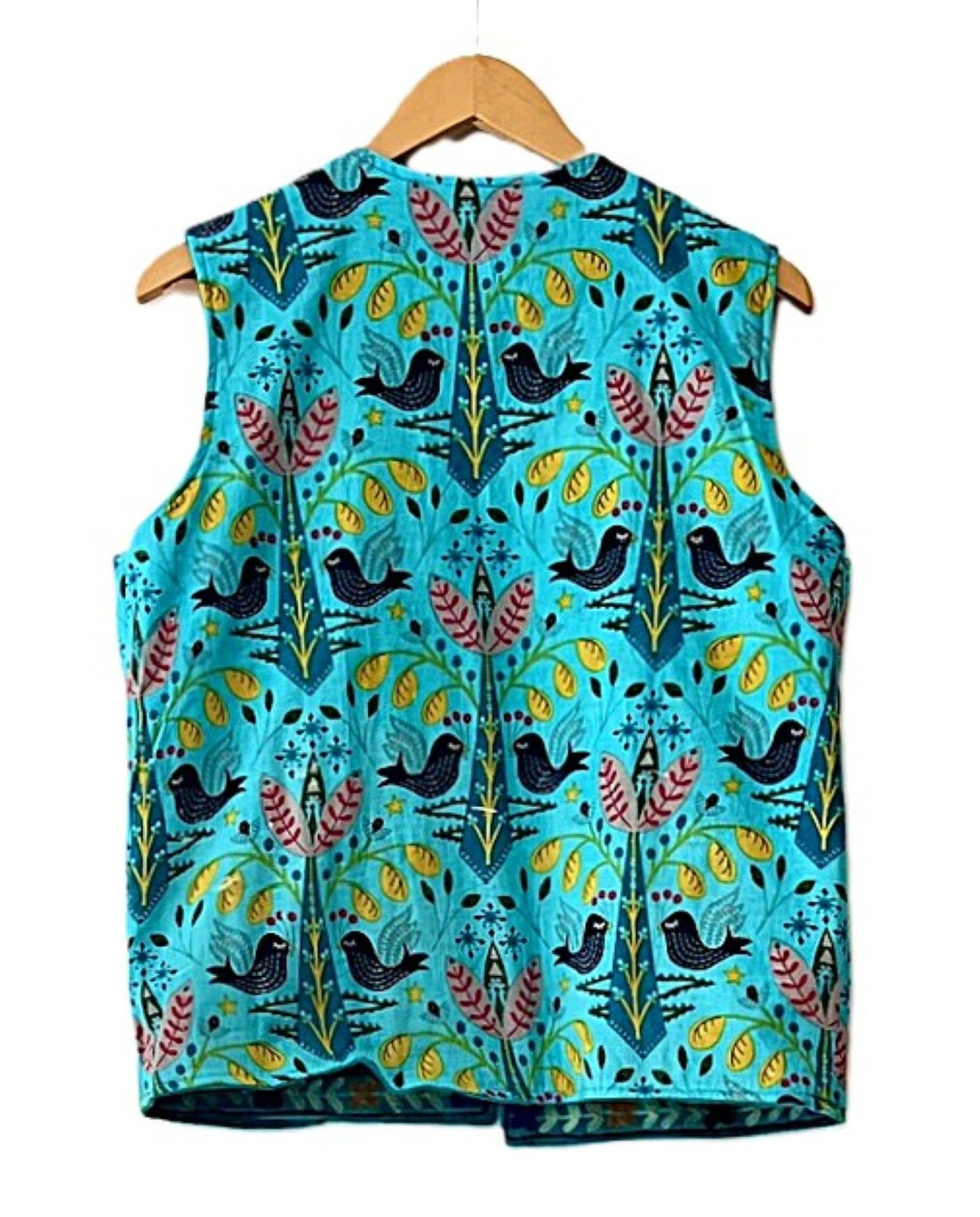 Vest, Fully Reversible, Designer Handmade Embroidered Vest Can Elevate Your Wardrobe.