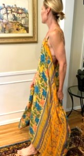 Timeless Fully Reversible Silk Sundress With Pockets (Floral)