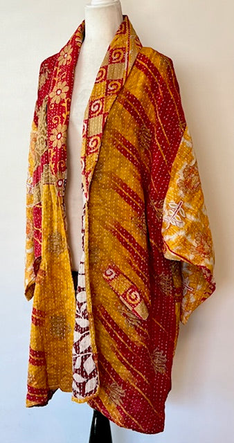 Kantha Bae Reversible Boho Blazer (Multi)