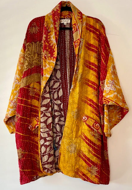 Kantha Bae Reversible Boho Blazer (Multi)