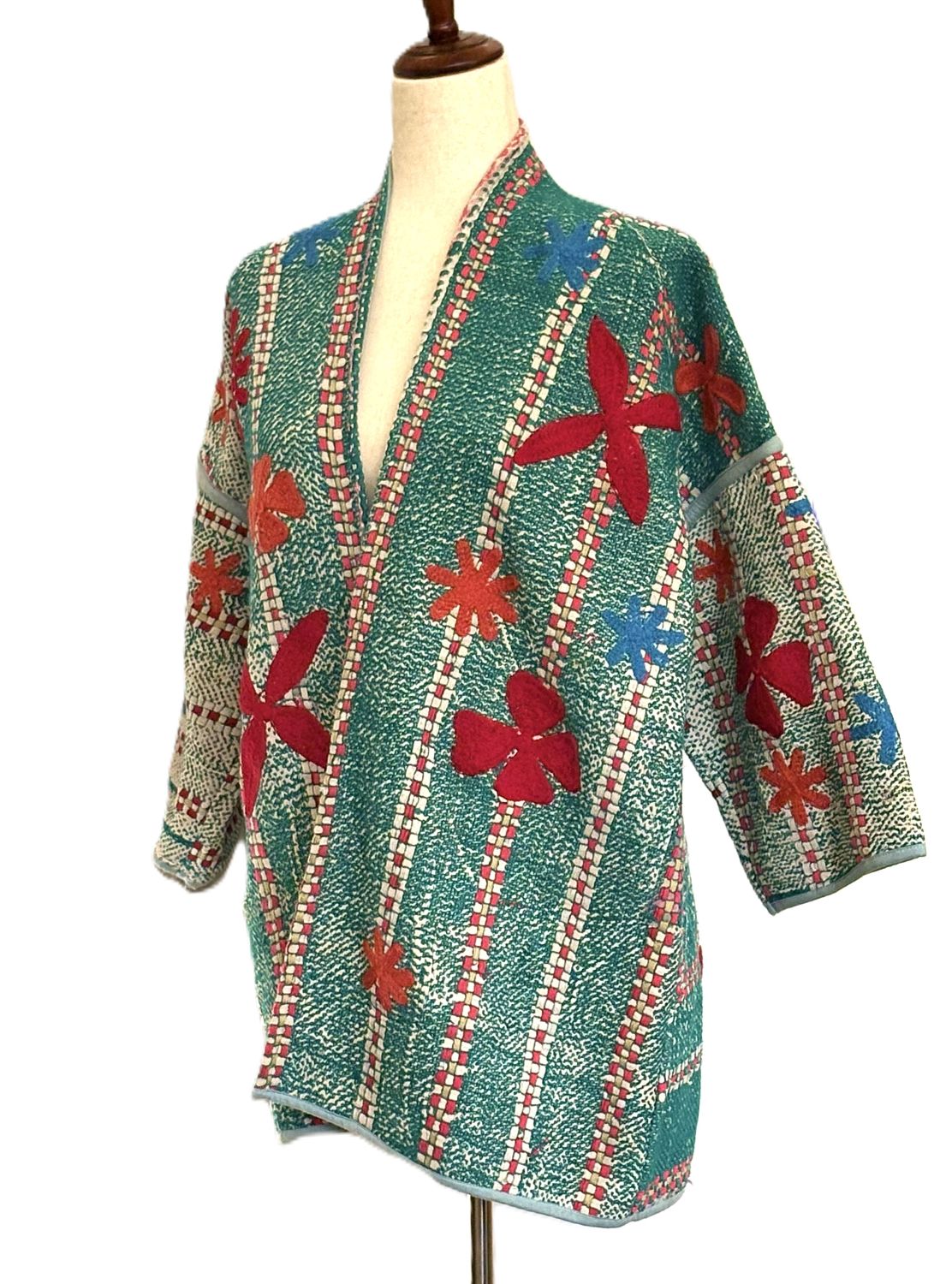 Jacket, Stroller Length Hand Woven And Fully Reversible Is Exceptional.
