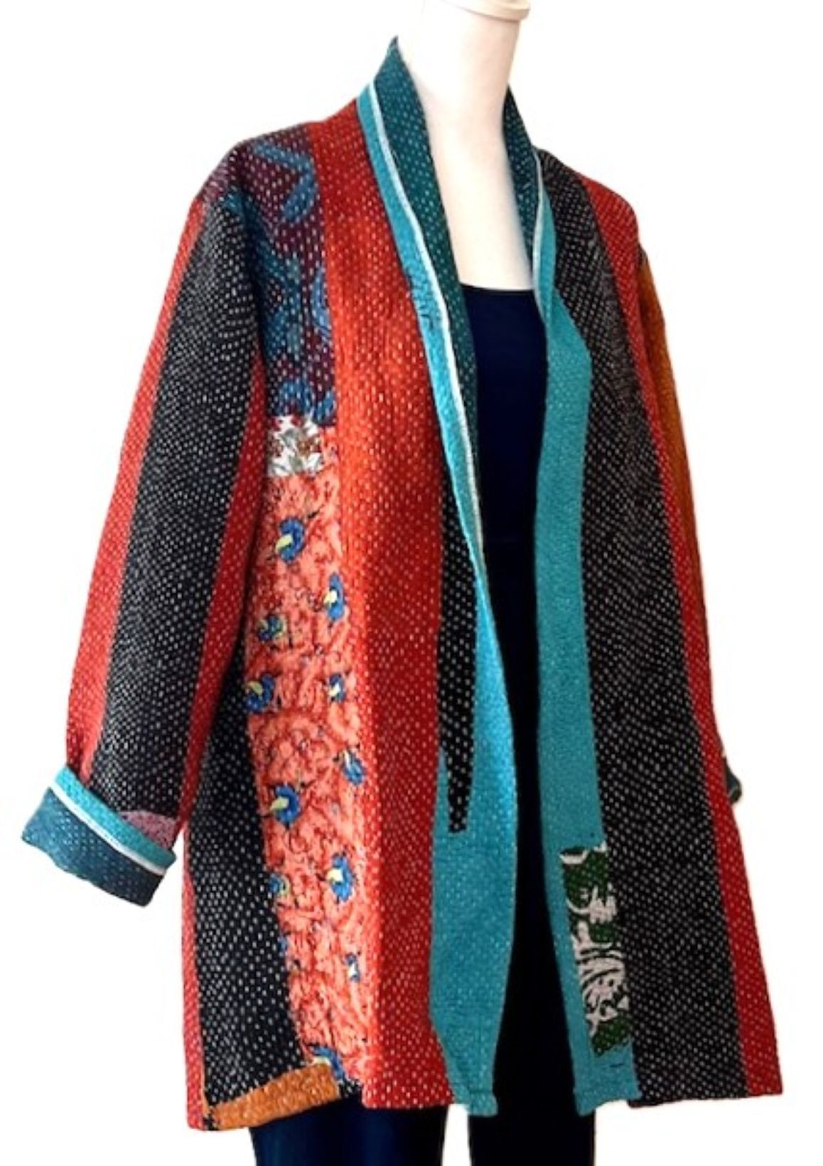 Specialty Collection: Designer Patchwork Hand Embroidered Jacket. (Mixed))