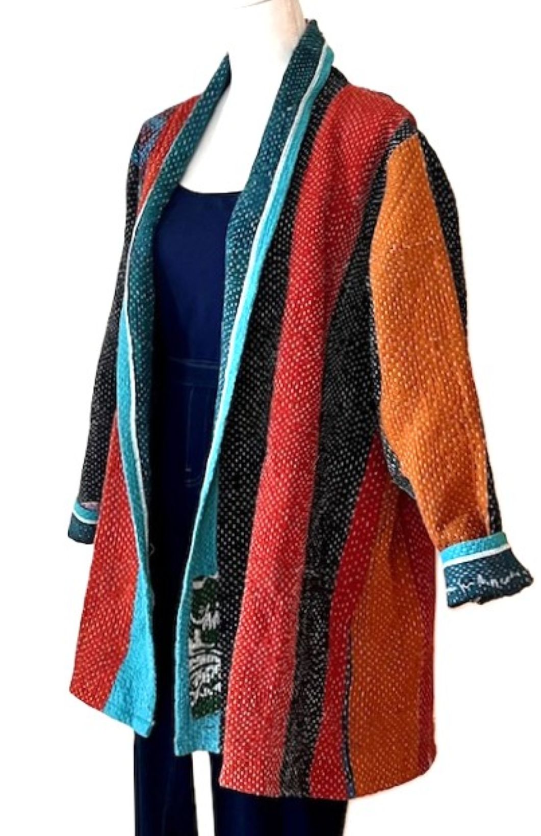 Specialty Collection: Designer Patchwork Hand Embroidered Jacket. (Mixed))