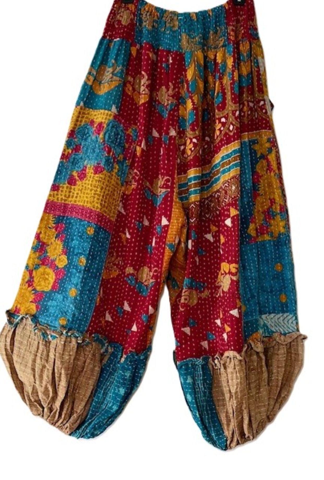 Kantha Bae Joplin Jogger Boho Pants, Zig Zag