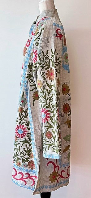 Midi Embroidered Jacket Is Elegant and Versatile