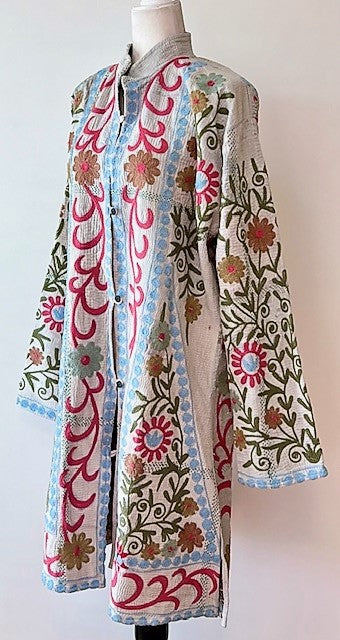 Midi Embroidered Jacket Is Elegant and Versatile