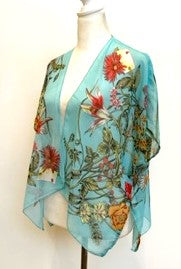 Cropped Boho Floral Kimono Is Ultra Feminine. Petite perfection.