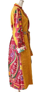 Stunning Handmade Vintage Collector's Kimono (Bronze/Claret)