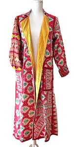 Stunning Handmade Vintage Collector's Kimono (Bronze/Claret)