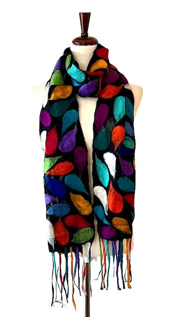 Scarf: Like Dew Drops in the Garden, Multi-Color