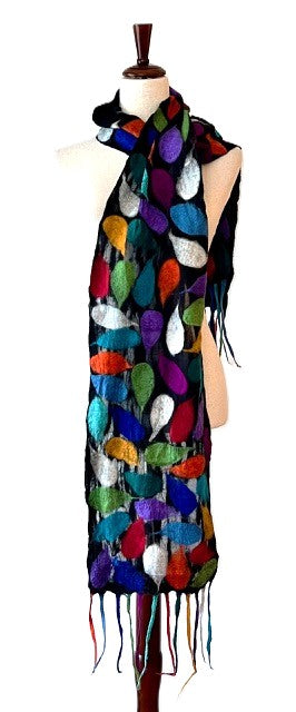 Scarf: Like Dew Drops in the Garden, Multi-Color