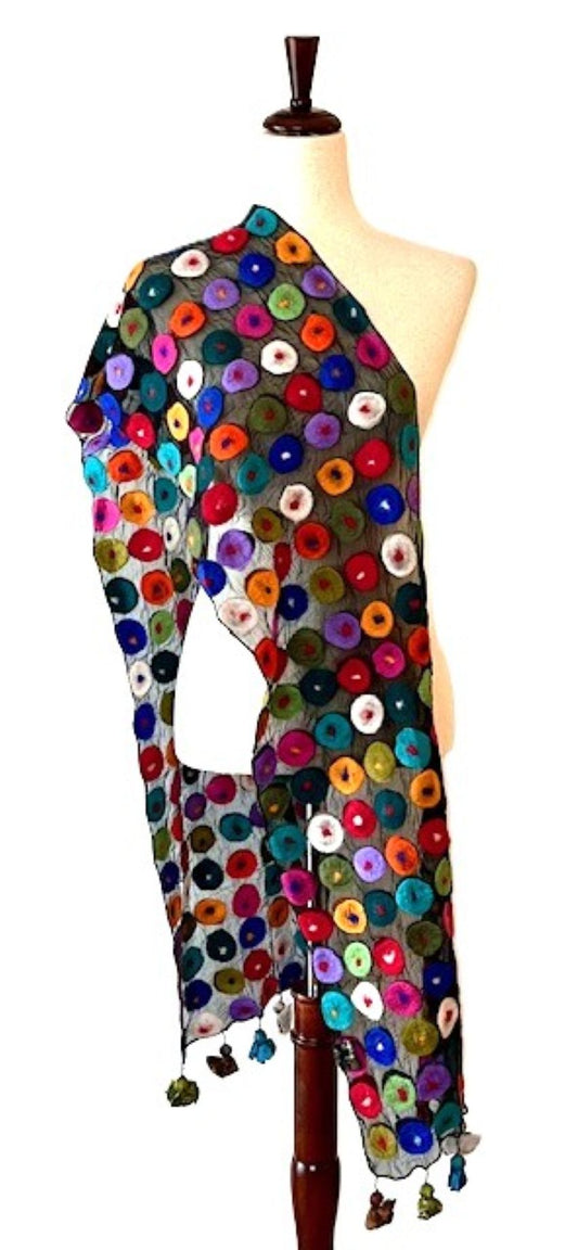 Scarf: Not your Ordinary Polka Dot Scarf, Multi-color