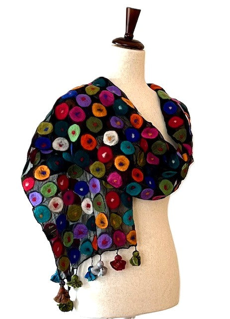 Scarf: Not your Ordinary Polka Dot Scarf, Multi-color