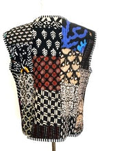 Designer Handmade Patchwork Vests (Reversible Stripe)