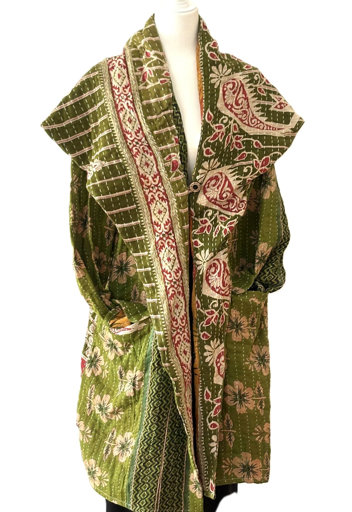 Kantha Bae's New Nomad Coat!  Let The Adventures Begin. (Green)