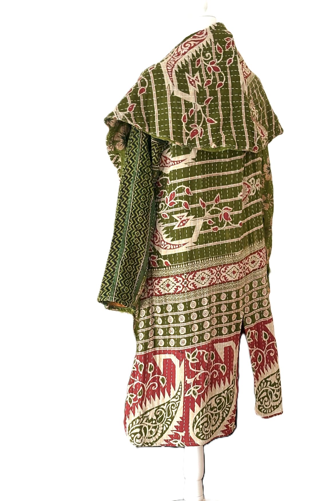 Kantha Bae's New Nomad Coat!  Let The Adventures Begin. (Green)