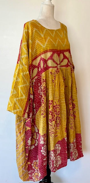 Kantha Bae Daydreamer Midi Dress (Zig Zag)