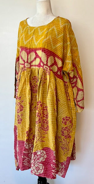 Kantha Bae Daydreamer Midi Dress (Zig Zag)