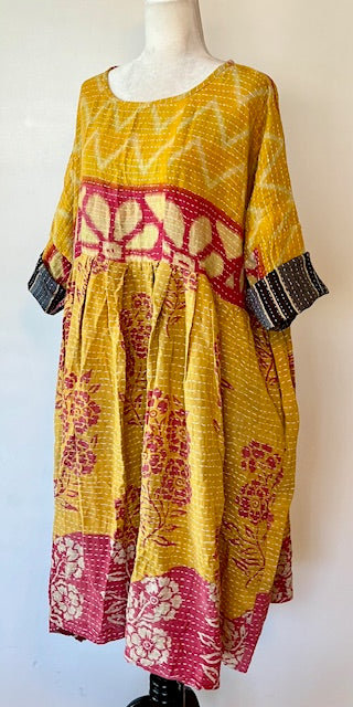 Kantha Bae Daydreamer Midi Dress (Zig Zag)