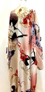 Seasonless Long Silk Kimono Duster (Available in Two colors)