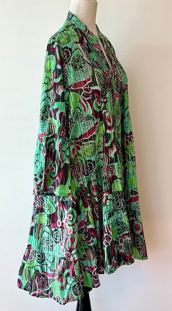 Floral Cotton Dress Will Remain Cool Regardless of the Heat Index