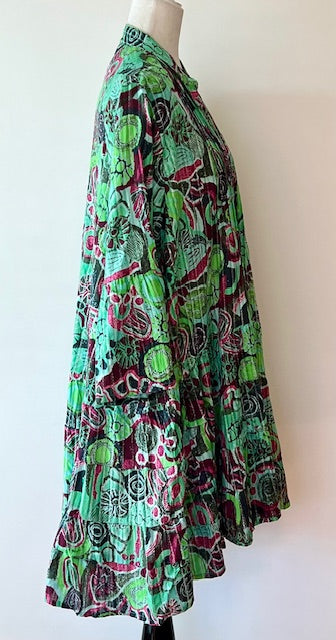 Floral Cotton Dress Will Remain Cool Regardless of the Heat Index