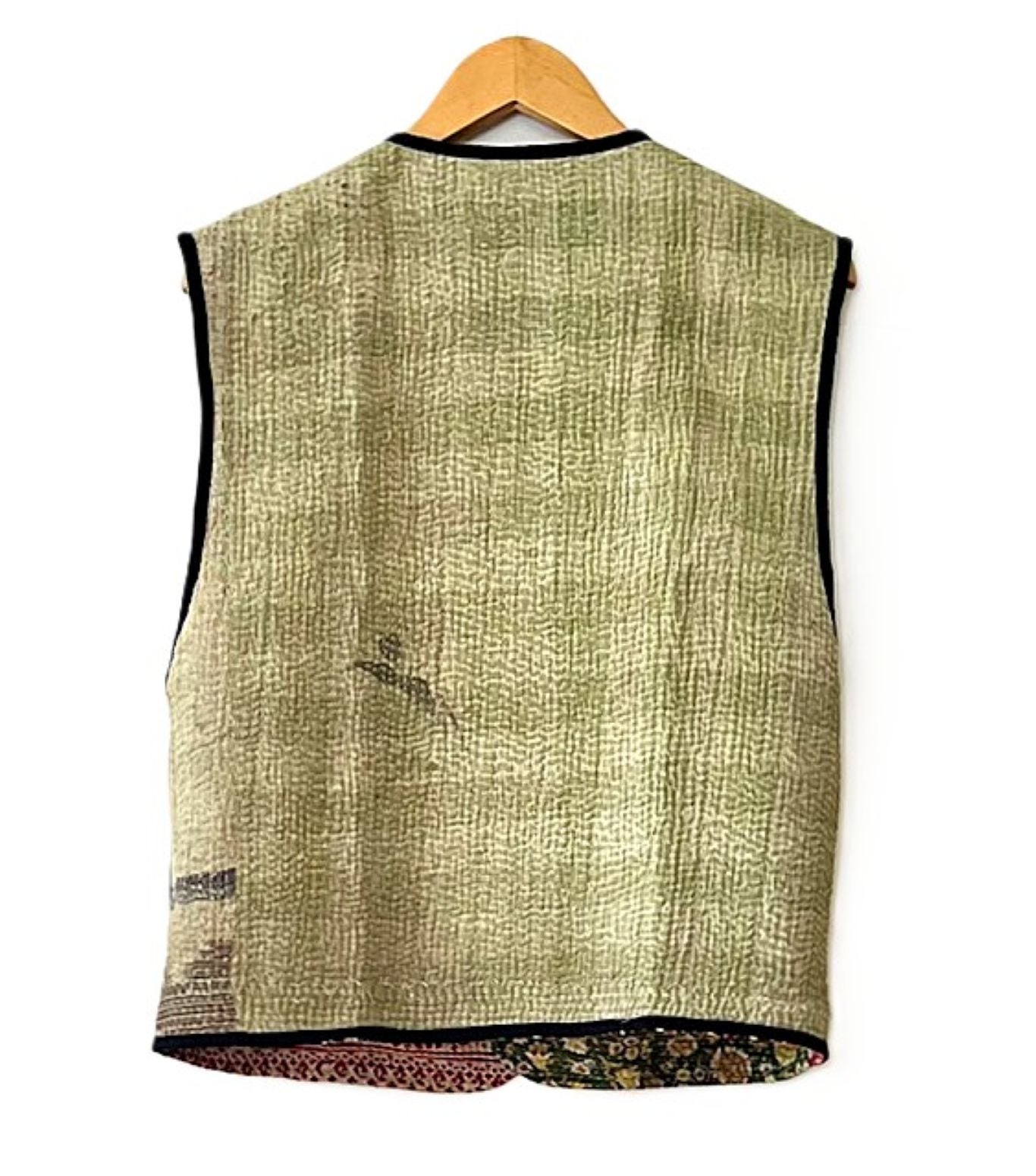 Vest, Designer Waistcoat Is Handmade,  Fully Reversible And Exceptional (Colorblock)