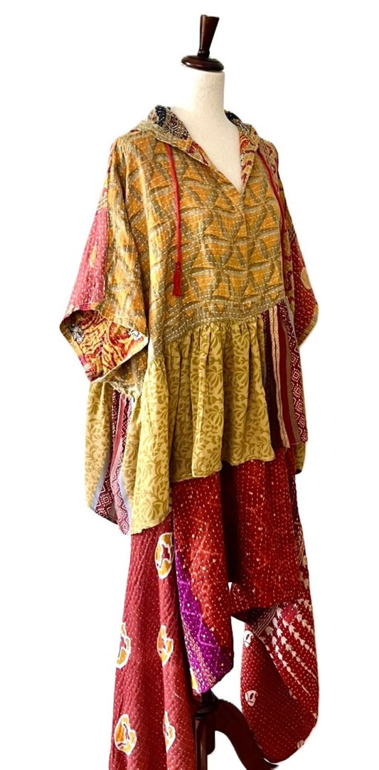 Kantha Bae Everyday Harem Pant, Red