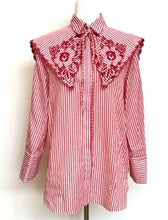 Smart, Tailored Embroidered Poplin Shirt. Gorgeous New Supplier