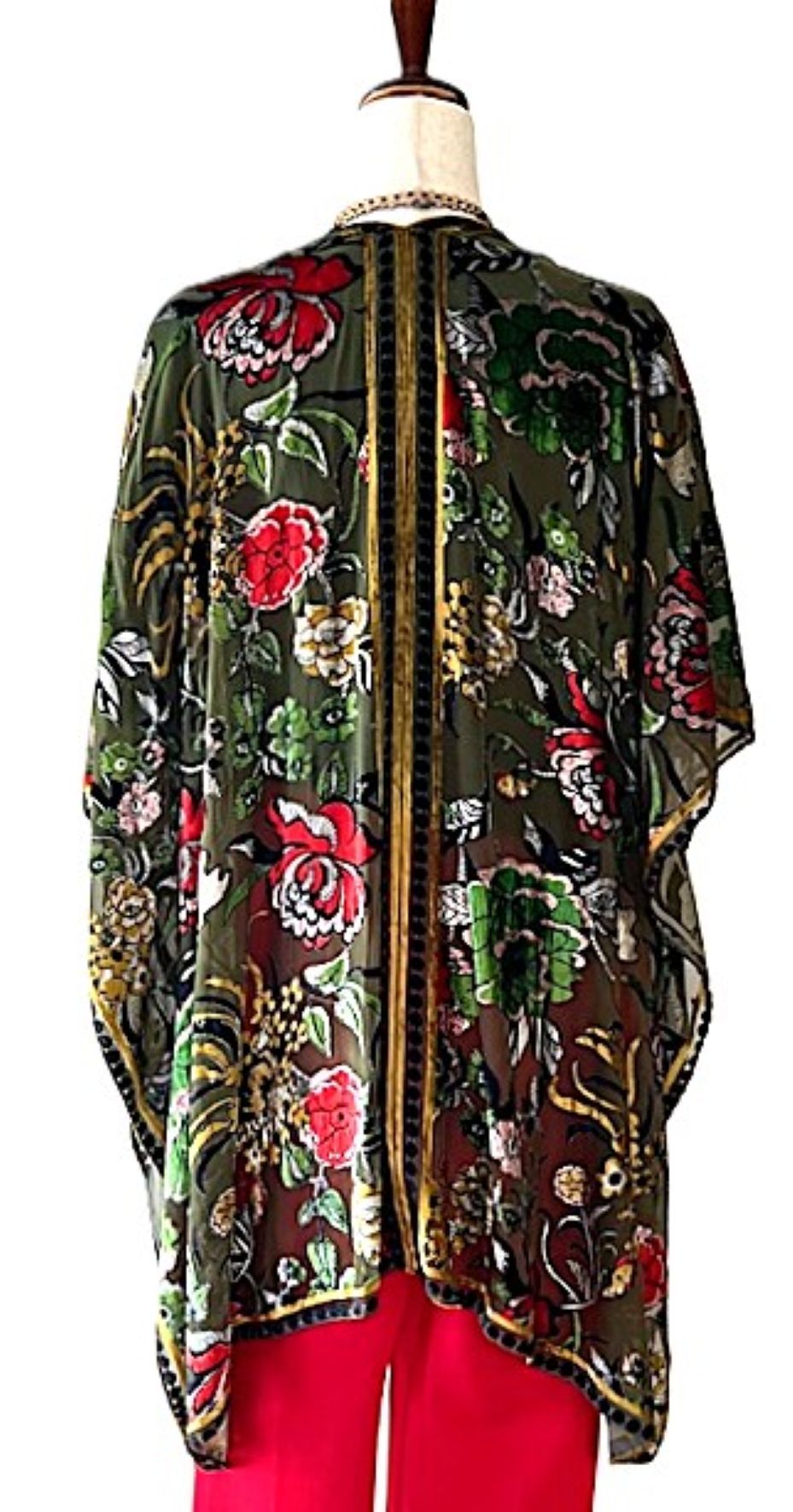 Specialty Collection: Specialty Collection: Velvet Muse Burnout Kimono. Stunning.