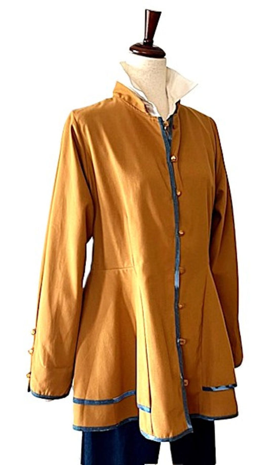 Jacket Trend Alert: Stroller Length Mustard Coat, The First of the Season.