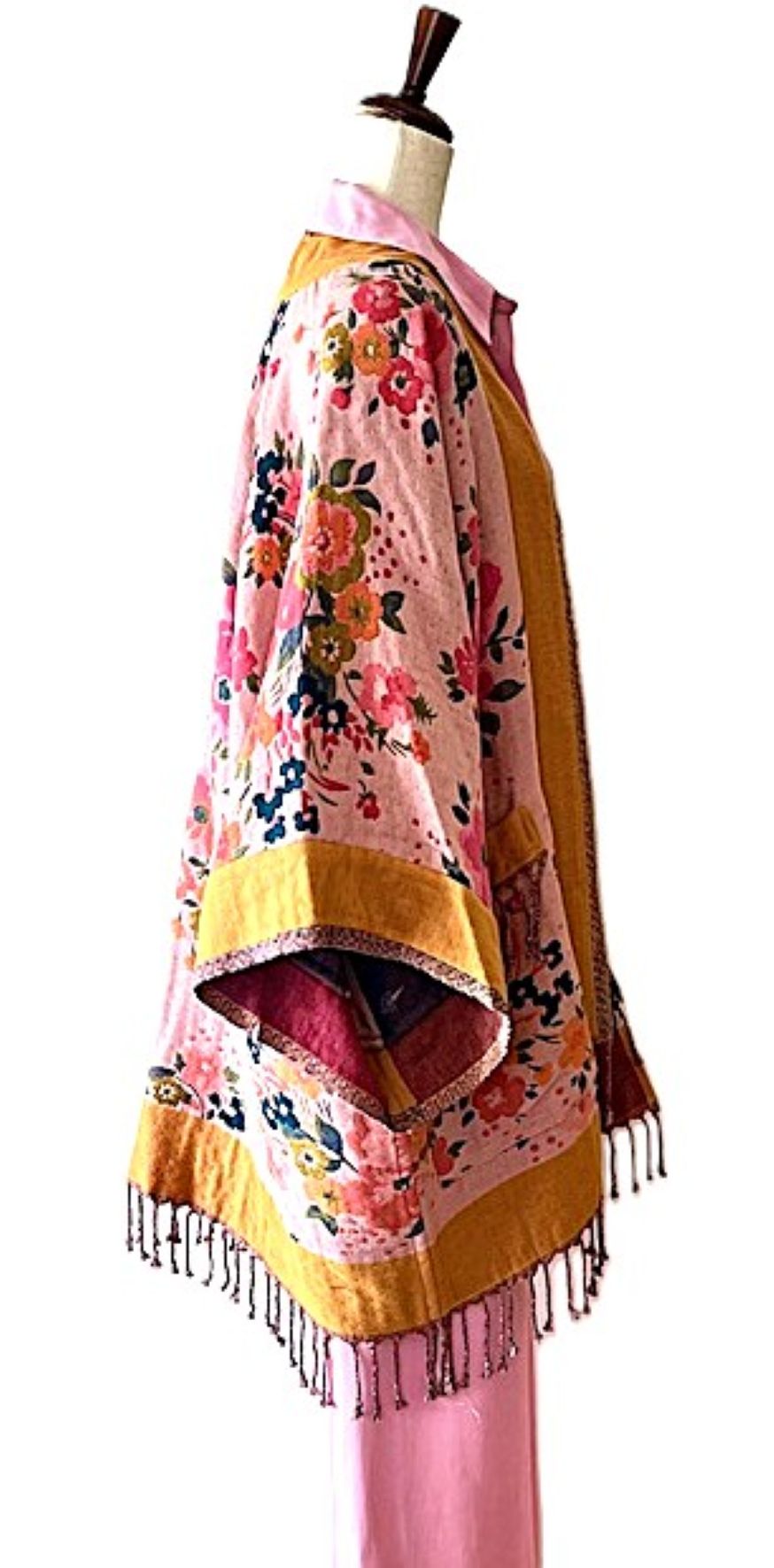 Specialty Collection: The Traditional Kimono Jacket With A Contemporary Twist (Pink)
