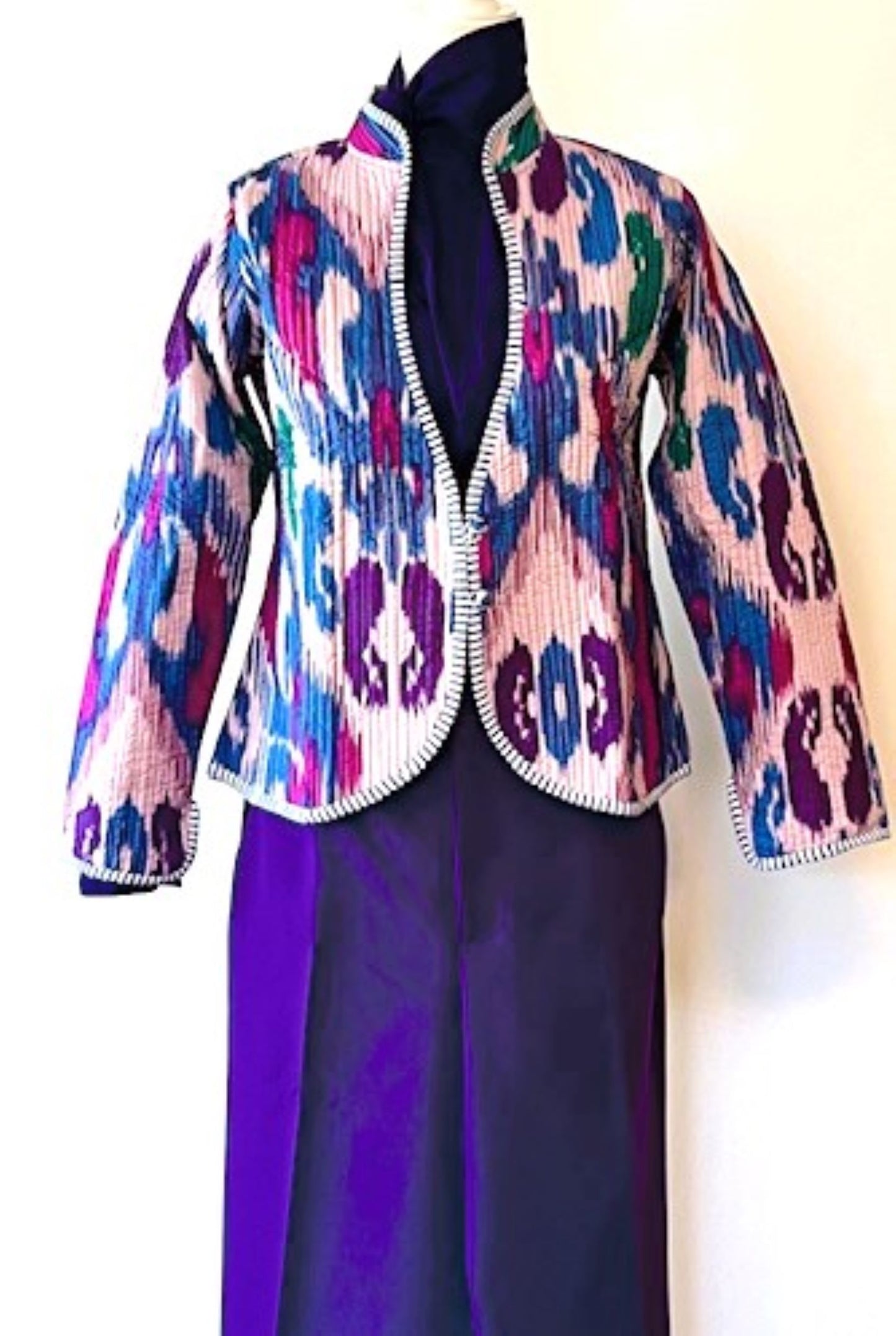 Lively Short Designer Jacket, Fully Reversible. Statement Piece