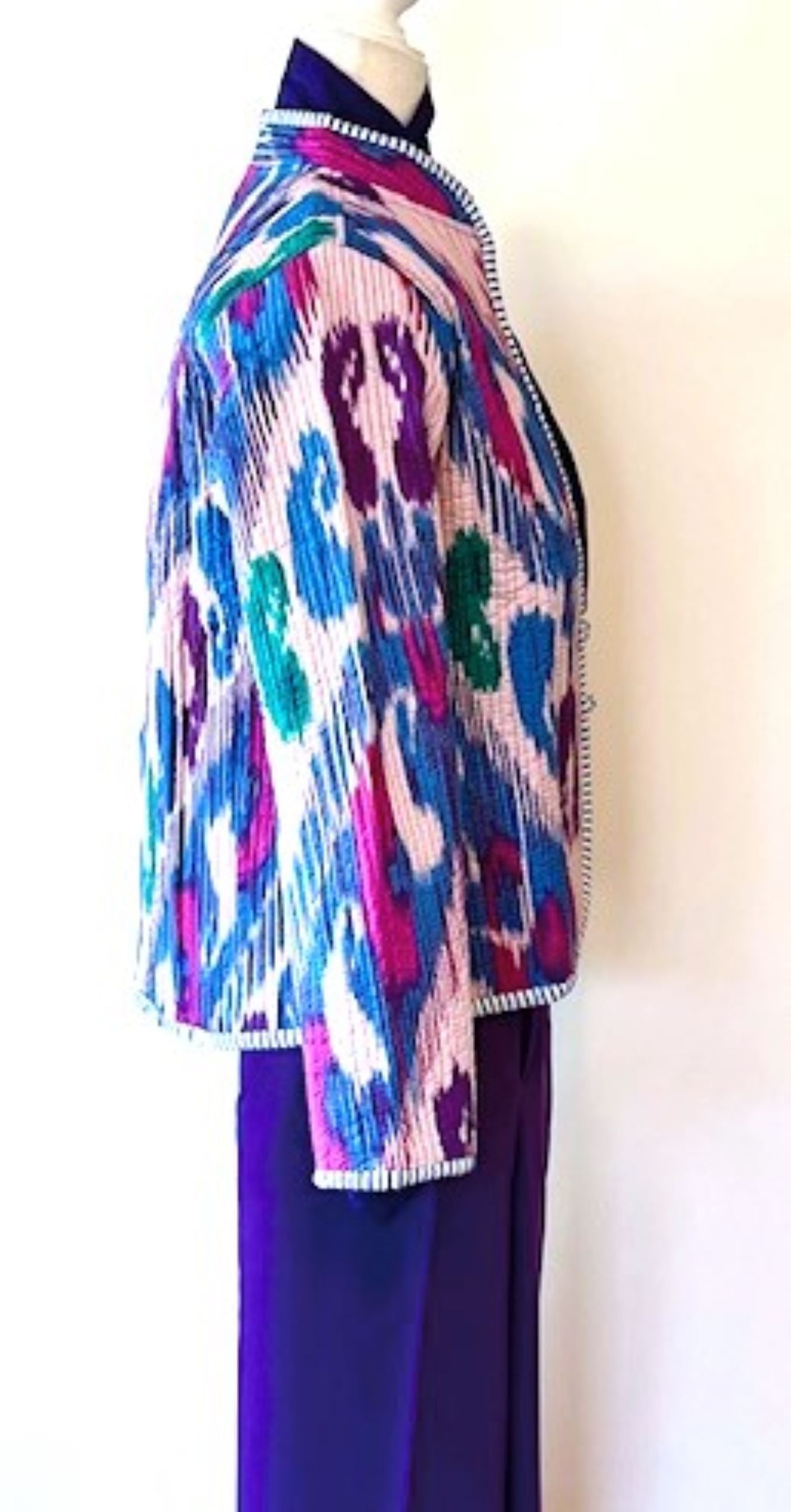 Lively Short Designer Jacket, Fully Reversible. Statement Piece