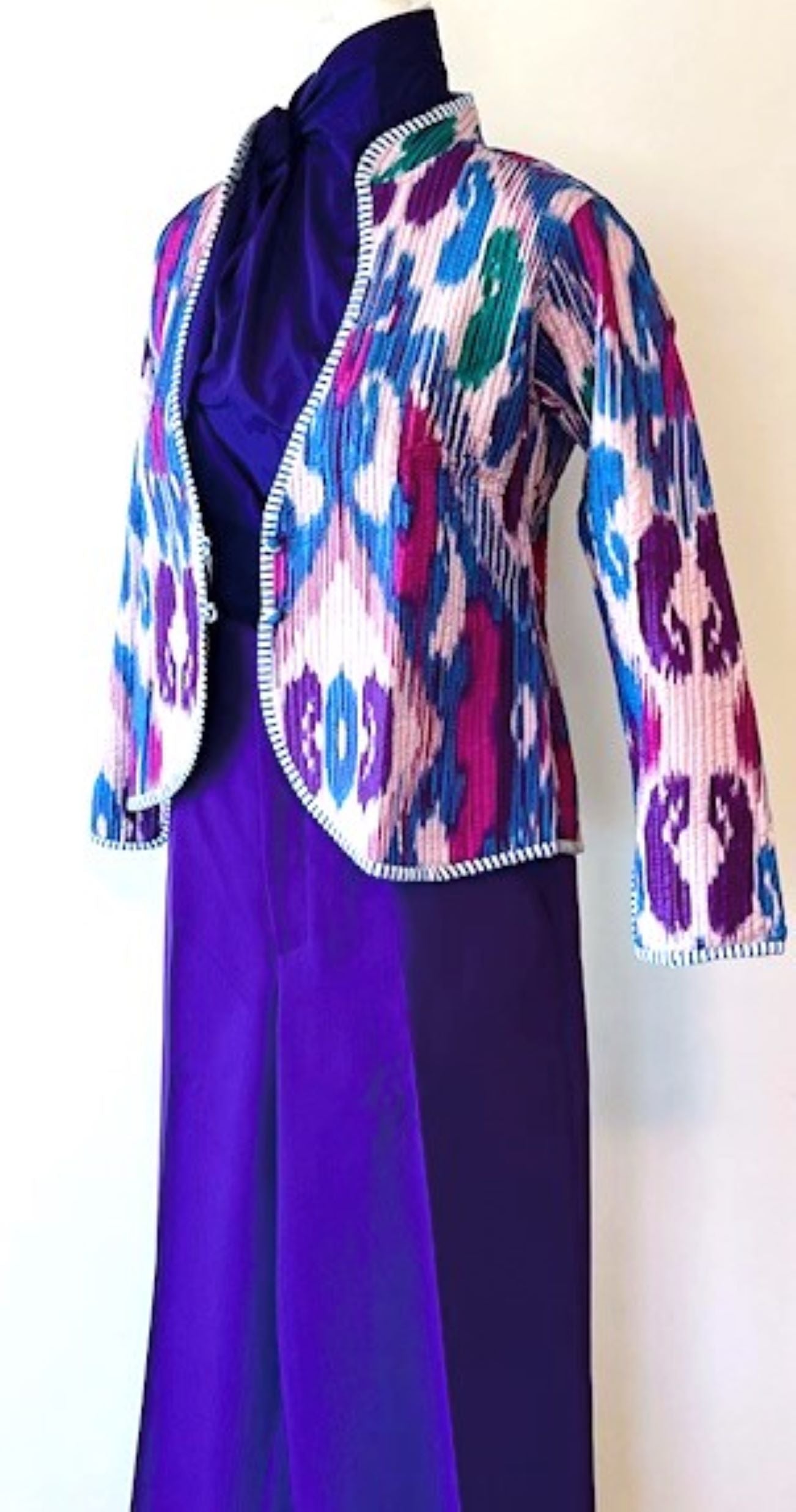 Lively Short Designer Jacket, Fully Reversible. Statement Piece