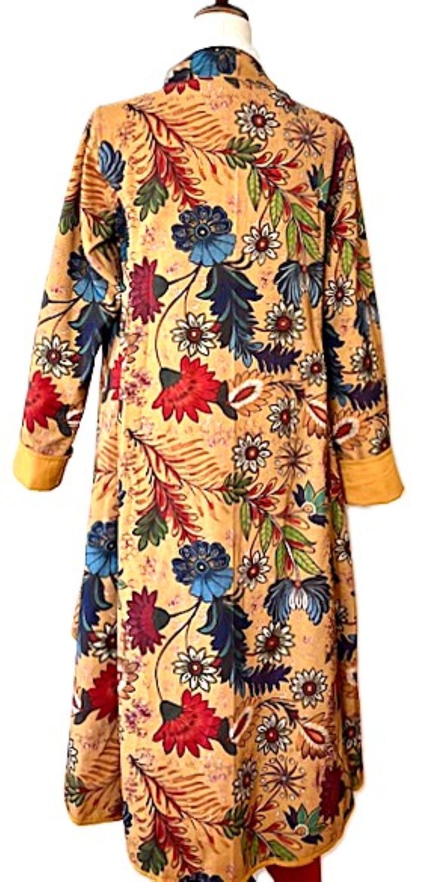 Tulip Cut Designer Contemporary Waist Coat Works For All Seasons. (Mustard)