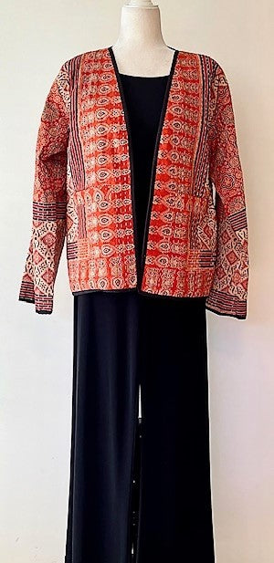 Specialty Collection: Hand Embroidered Short Jacket (Red)