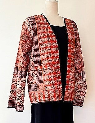 Specialty Collection: Hand Embroidered Short Jacket (Red)