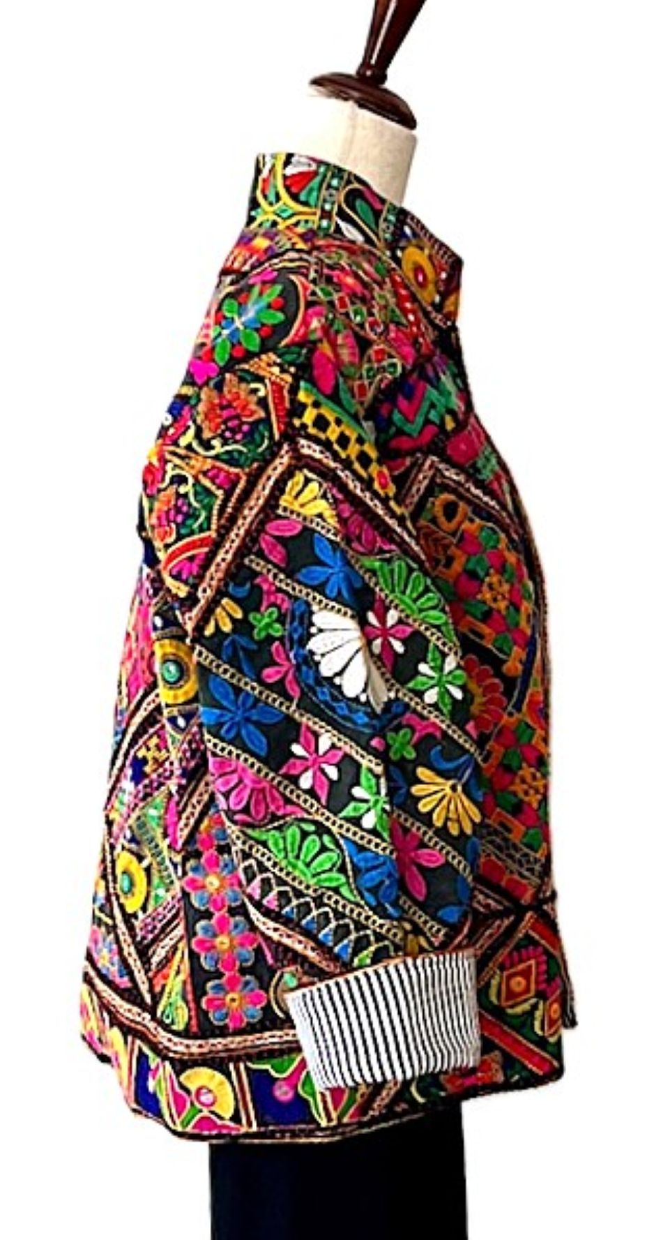 Specialty Collection: Exclusive Short Jacket, Fully Embroidered And Embellished. Artisan.