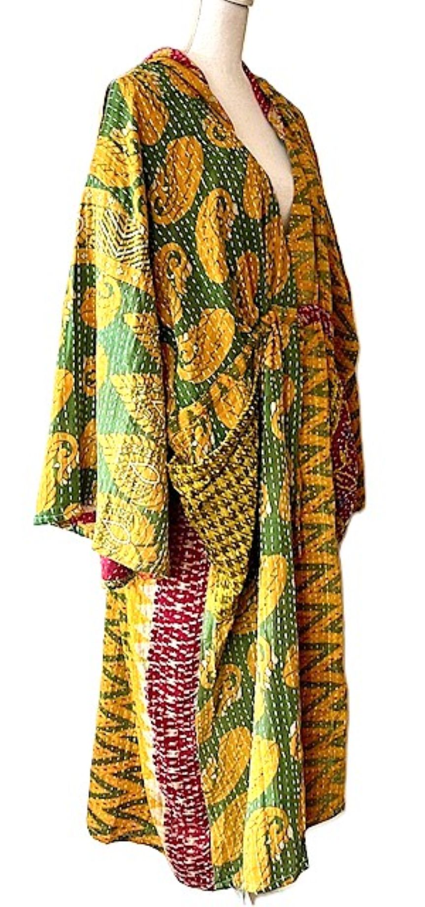 Kantha Bae Dreamweaver Hoodie Kimono Is Magical. Gold