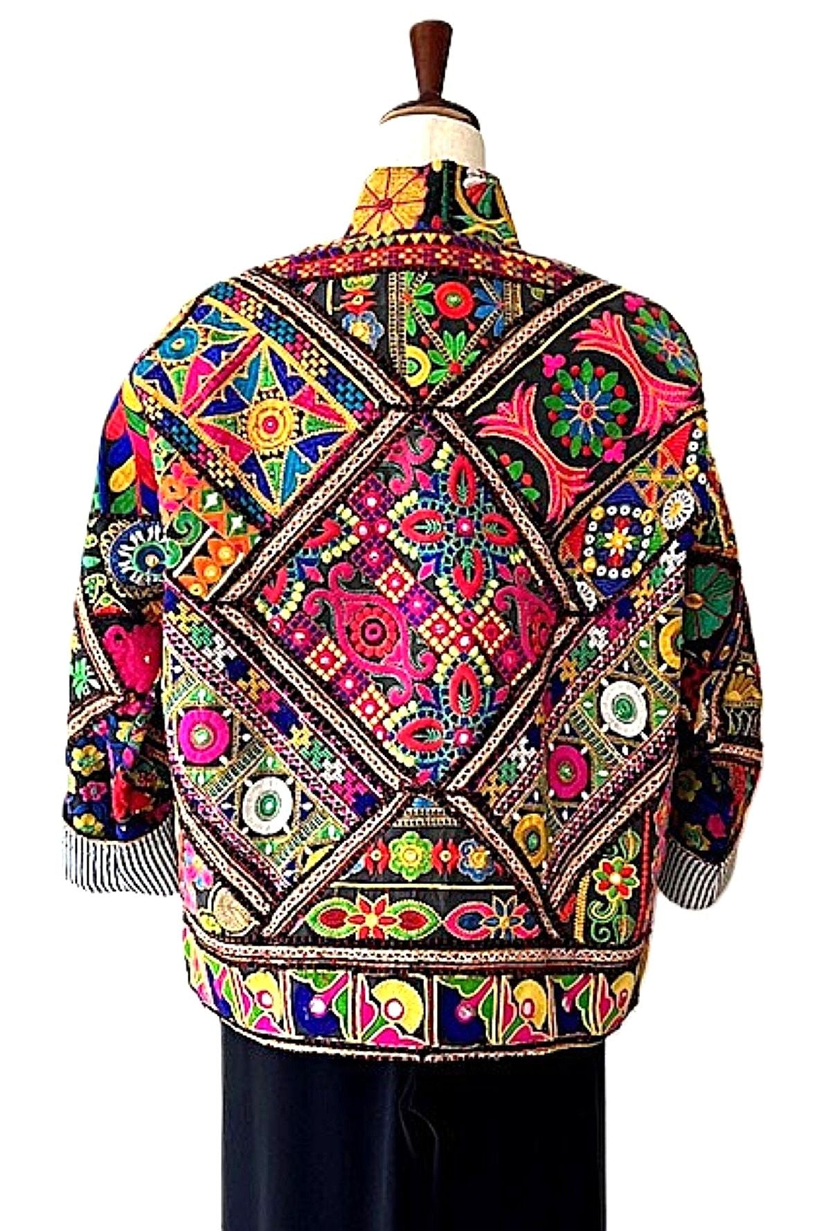 Specialty Collection: Exclusive Short Jacket, Fully Embroidered And Embellished. Artisan.