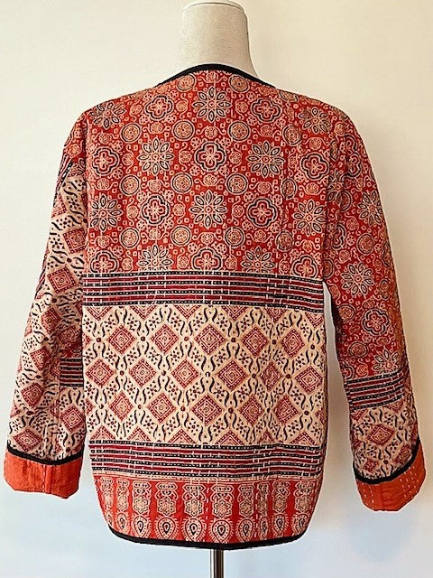 Specialty Collection: Hand Embroidered Short Jacket (Red)