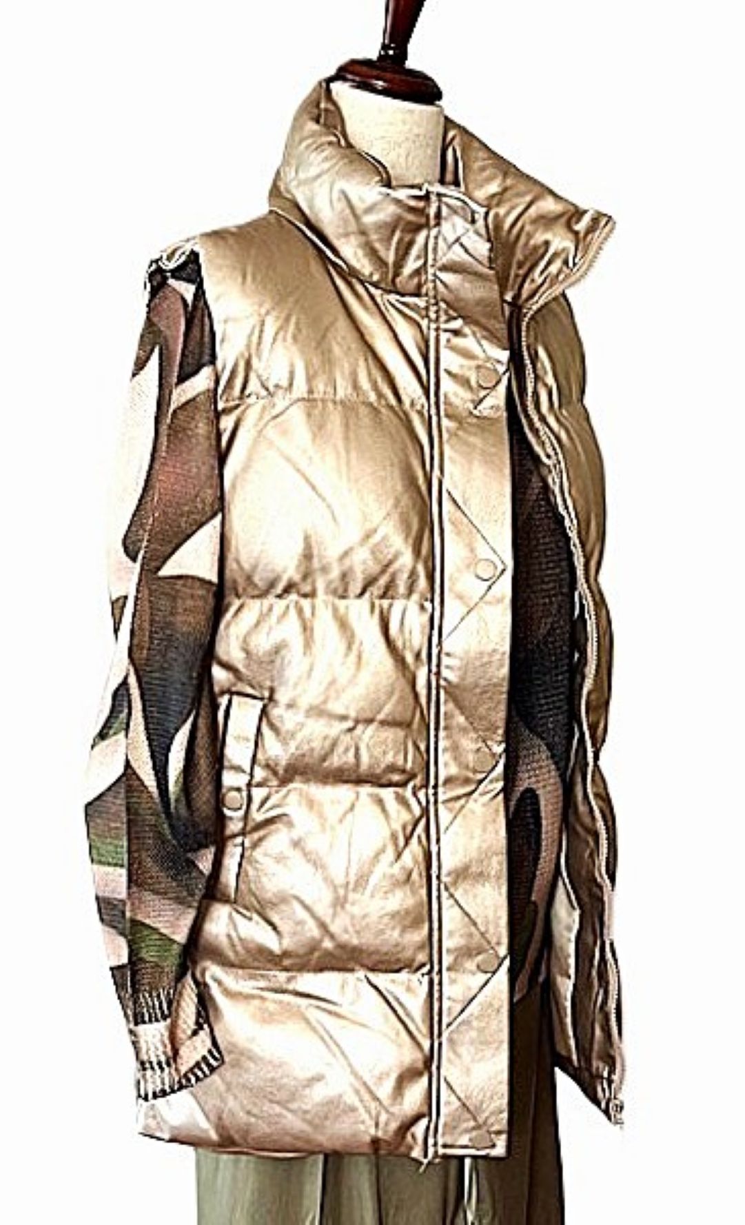 Italian Knit Abstract Round Sweater (Fall Colors)