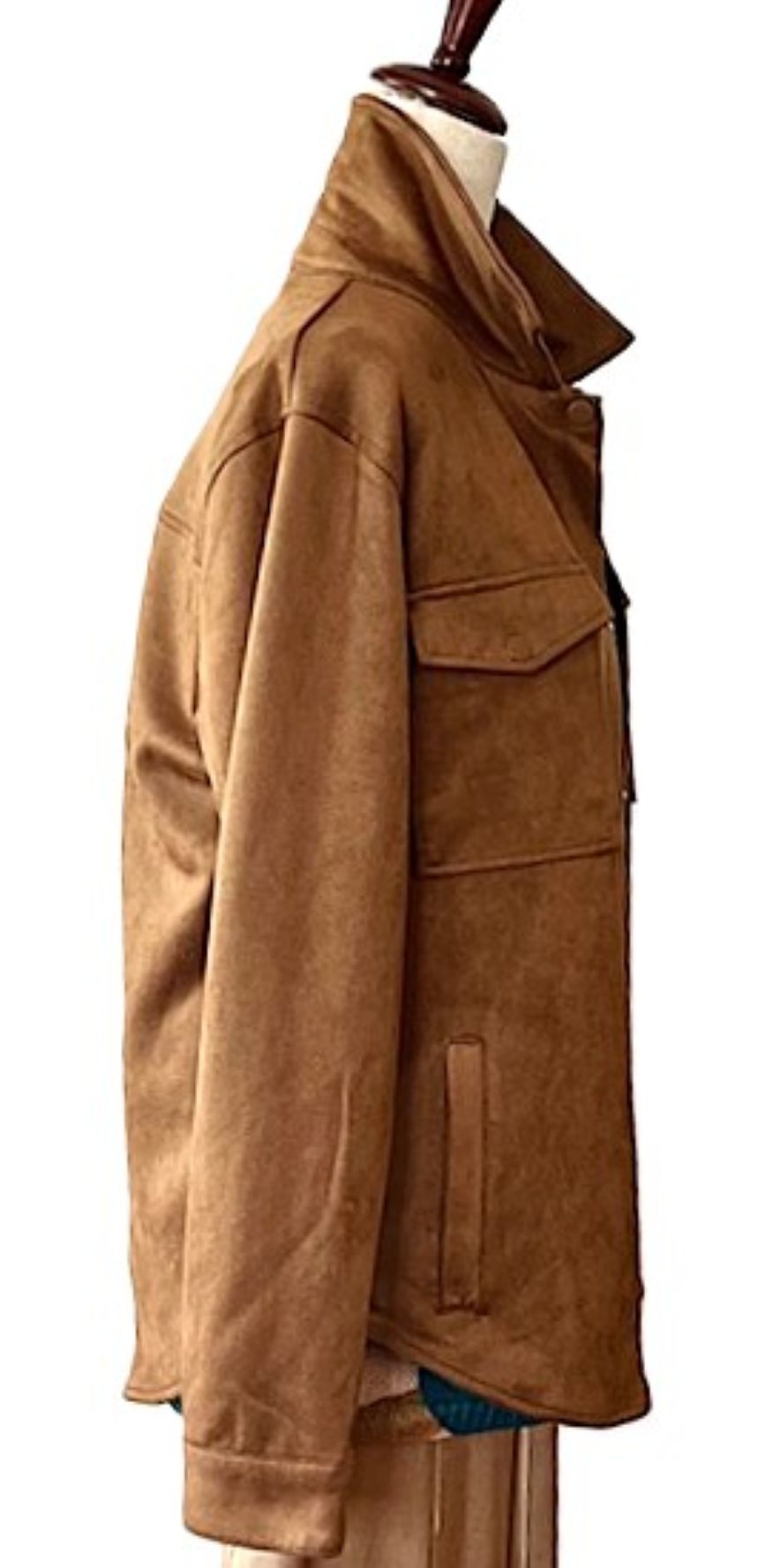 Jacket, Suede Shacket. The Perfect Layering Top, Soft To The Touch.